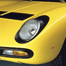 phare lamborghini miura