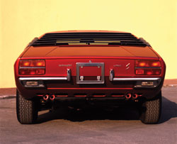 arriere lamborghini urraco