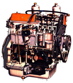 moteur lotus elite type 14