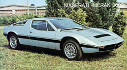 maserati merak 2000gt catalogue