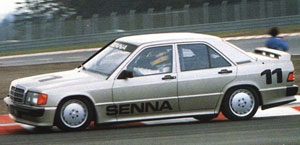 senna mercedes 190 2.3-16 nurburgring 1984