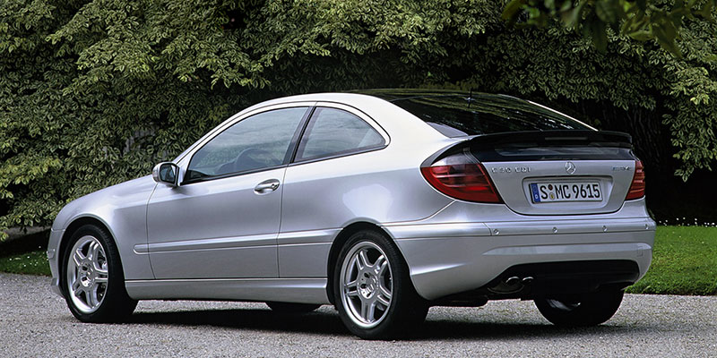 arriere mercedes benz c 30 cdi amg coup&eacute; sport  cl203