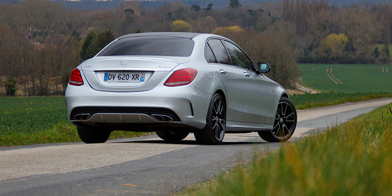 mercedes benz c 450 amg arriere