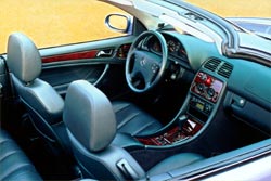 interieur cabriolet mercedes benz clk w208