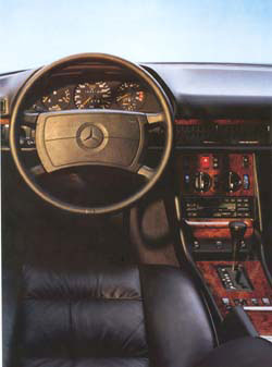 interieur mercedes benz sec w126