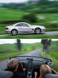 essai mercedes benz sl 500 r230