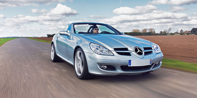 Essai Mercedes-Benz SLC : chevaux au vent