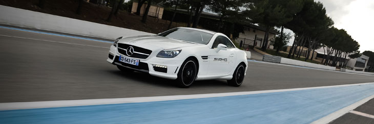 essai mercedes slk 55 amg r172