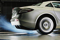 aerodynamique mercedes benz slr amg