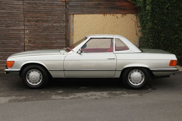 mercedes sl 350 r107 hard top