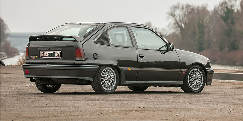 opel kadett e gsi 16v arriere