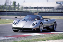 essai pagani zonda f