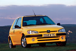 avant peugeot 106 s16