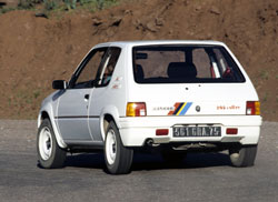 performances peugeot 205 rallye