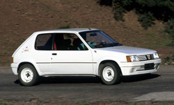 essai peugeot 205 rallye