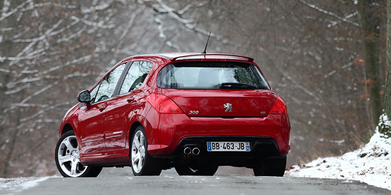 arriere peugeot 308 gti 200 ch