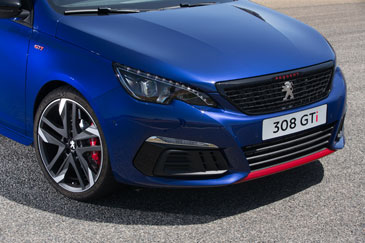 avant calandre noire peugeot 308 gti phase 2 2017 restylée