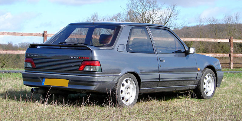 peugeot 309 gti16 arriere