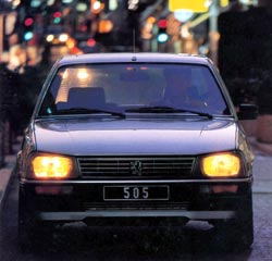 face avant peugeot 505 turbo