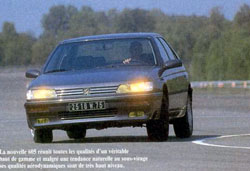 essai rpesse peugeot 605 sv24