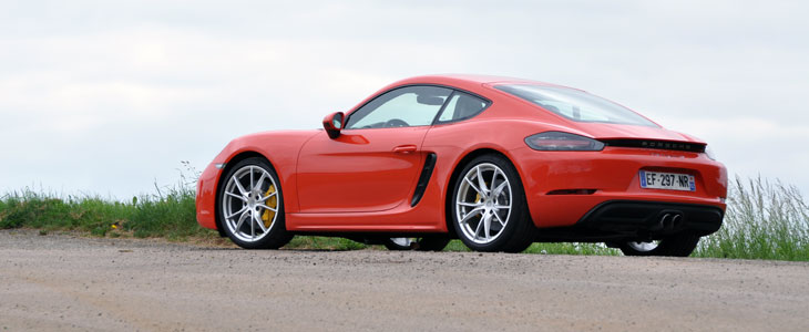 porsche 718 cayman s orange fusion