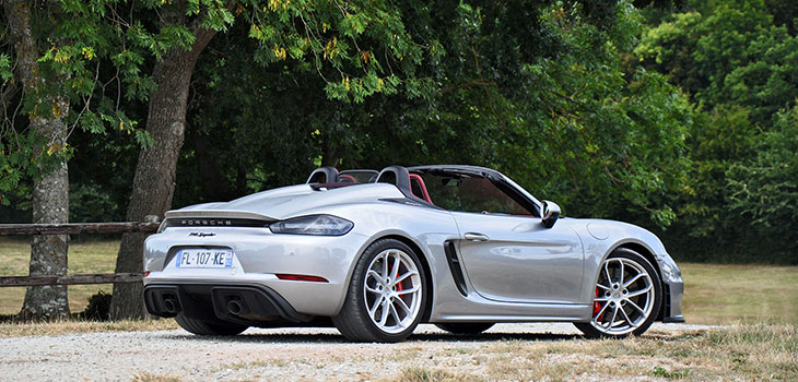 arriere porsche 718 spyder 2020