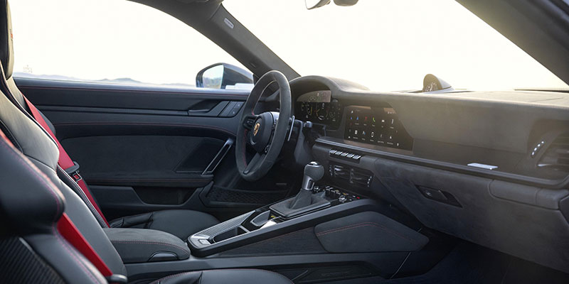 intérieur porsche 911 gt3 992 II 2025 510 ch pack weissach