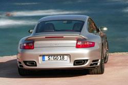 arriere porsche 911 turbo 3.6 997