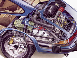chassis porsche 911 sc