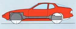 chassis porsche 924 carrera gt