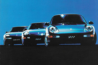 catalogue porsche porsche gamme 1992-1995