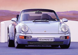 avant porsche 911 carrera 964 turbo look cabriolet