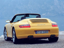 arriere porsche 911 carrera 997.1 cabriolet