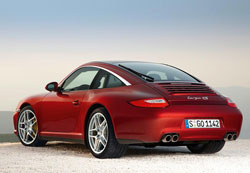 arriere porsche 911 targa 4s 997.2