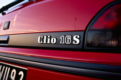 logo renault clio 16s