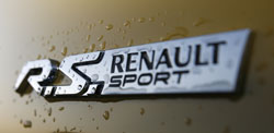 plaque renault sport