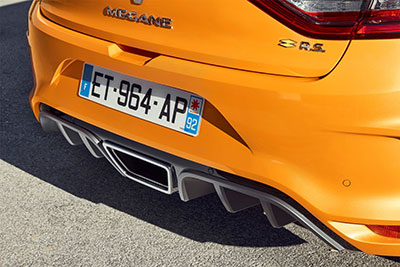 renault megane 4 rs 2018 diffuseur