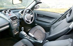 interieur smart roadster brabus 101 ch