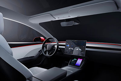 interieur tesla model 3 2024 highland