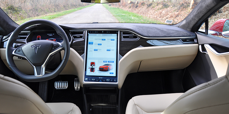 intérieur tesla model s p90d