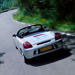 performances toyota mr spyder