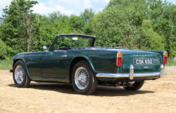 triumph tr4 jantes rayons