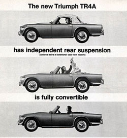 brochure catalogue tr4a triumph