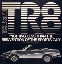 publicite triumph tr8