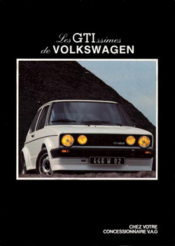 catalogue brochure vw golf gti 16s oettinger