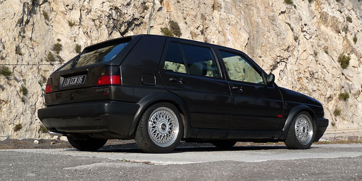 volkswagen golf 2 gti g60 arriere