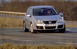 performances volkswagen golf 5 gt 170 ch