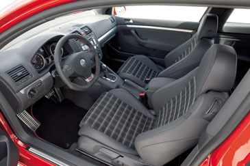 L'intérieur de la Golf GTI 5