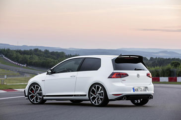 vw golf 7 gti clubsport arriere