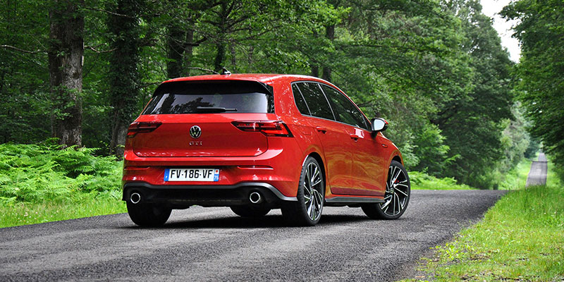 volkswagen golf 8 gti 2021 arrière